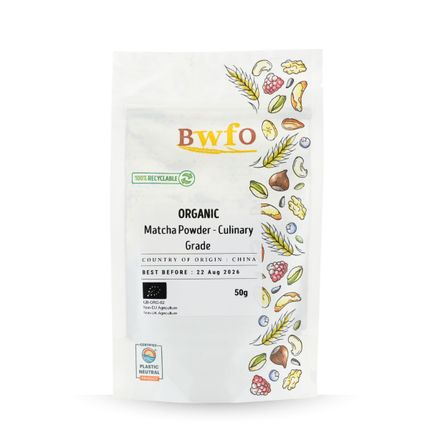 Organic Matcha Powder - Culinary Grade 50g